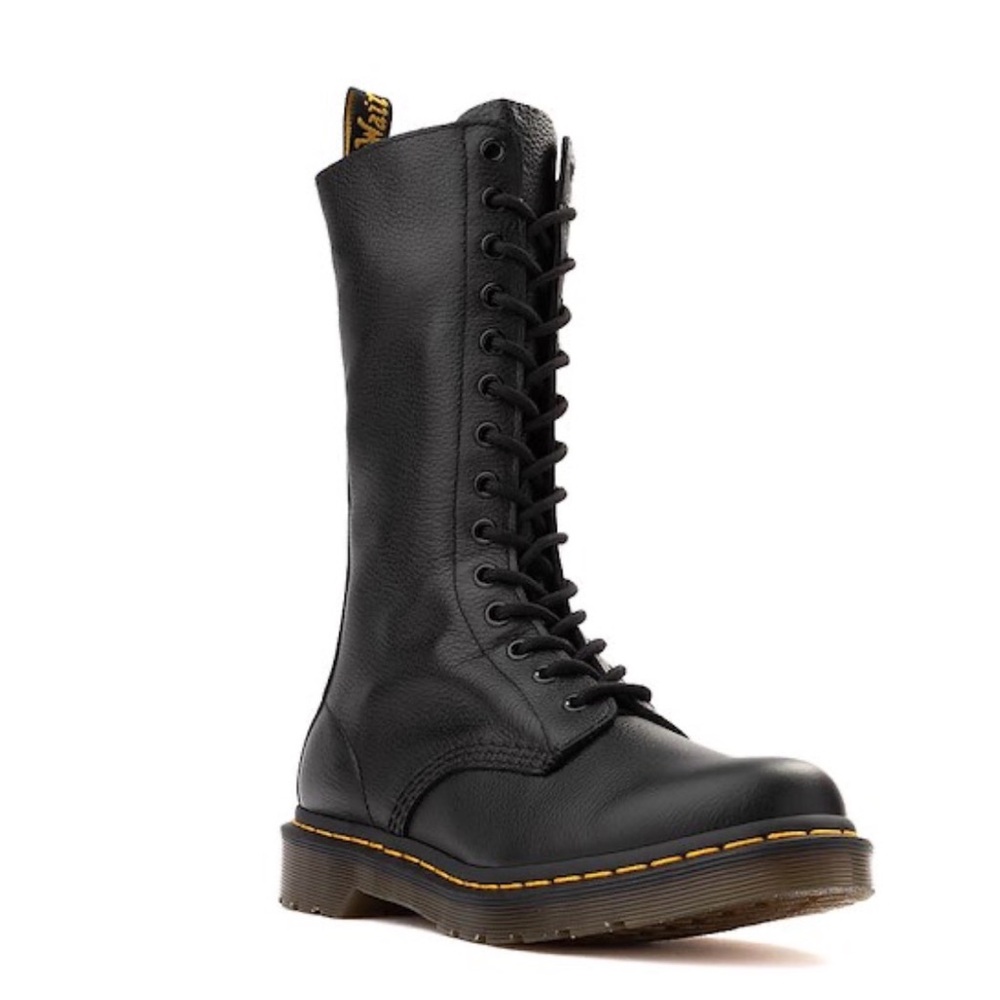 Womens Dr. Martens 1B99 Mid-Calf Boot - Black, 14 eye